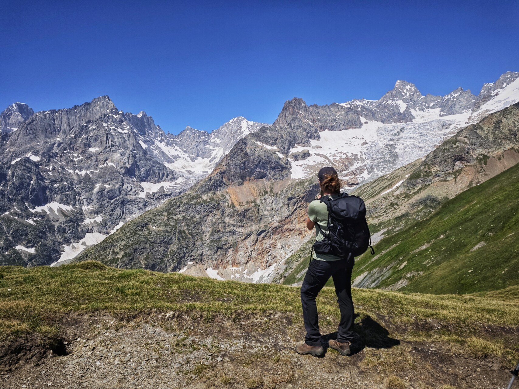 Grand Col Ferret: TMB Stage 6 - From Italy to Switzerland at 2,537 m
